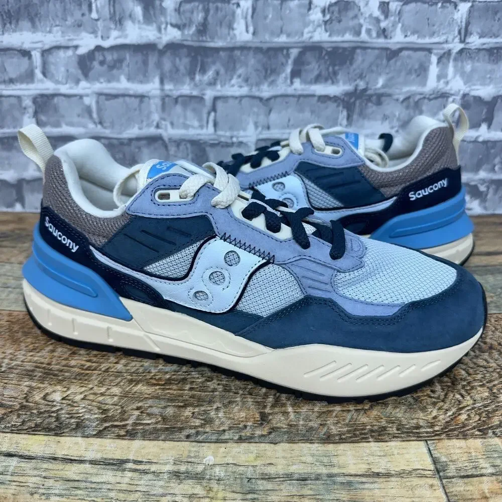 Saucony Shadow 5000 Grey Blue Cream SAMPLE S70880-3 Mens Size 9 New Rare
